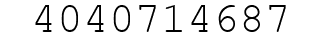 Number 4040714687.