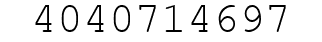 Number 4040714697.
