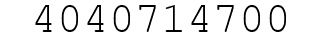 Number 4040714700.