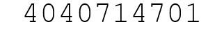 Number 4040714701.