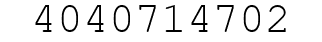 Number 4040714702.