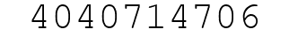 Number 4040714706.
