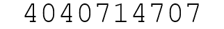 Number 4040714707.