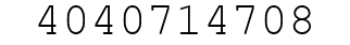 Number 4040714708.