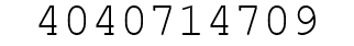 Number 4040714709.