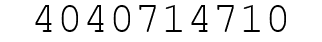 Number 4040714710.