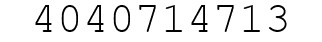 Number 4040714713.