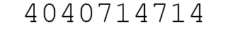 Number 4040714714.