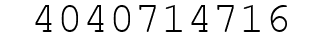 Number 4040714716.