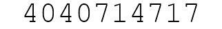 Number 4040714717.