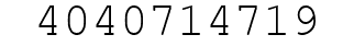 Number 4040714719.