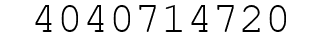 Number 4040714720.