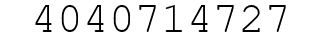 Number 4040714727.