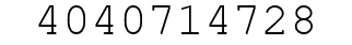 Number 4040714728.