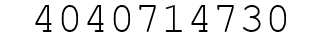 Number 4040714730.