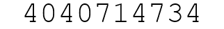 Number 4040714734.
