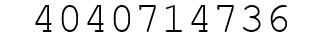 Number 4040714736.