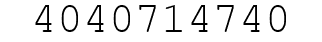 Number 4040714740.