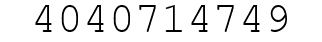 Number 4040714749.