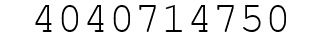 Number 4040714750.