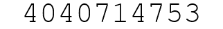 Number 4040714753.
