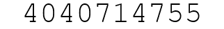 Number 4040714755.