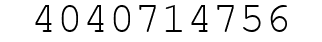 Number 4040714756.