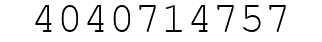 Number 4040714757.