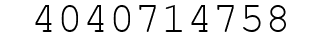 Number 4040714758.