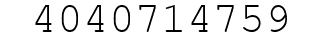 Number 4040714759.
