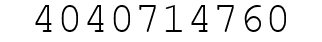 Number 4040714760.