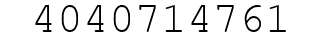 Number 4040714761.