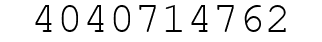 Number 4040714762.