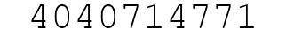 Number 4040714771.