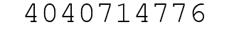 Number 4040714776.