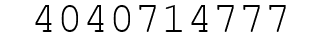 Number 4040714777.
