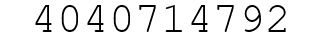 Number 4040714792.