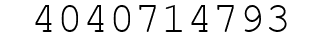 Number 4040714793.