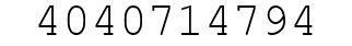 Number 4040714794.