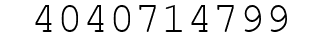 Number 4040714799.