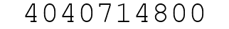 Number 4040714800.