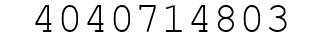 Number 4040714803.