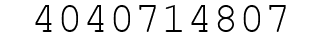 Number 4040714807.