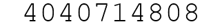 Number 4040714808.
