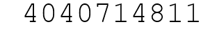 Number 4040714811.