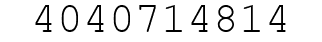Number 4040714814.