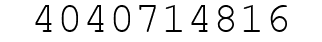 Number 4040714816.