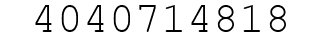 Number 4040714818.