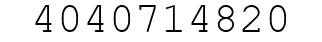 Number 4040714820.