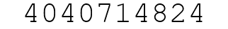 Number 4040714824.